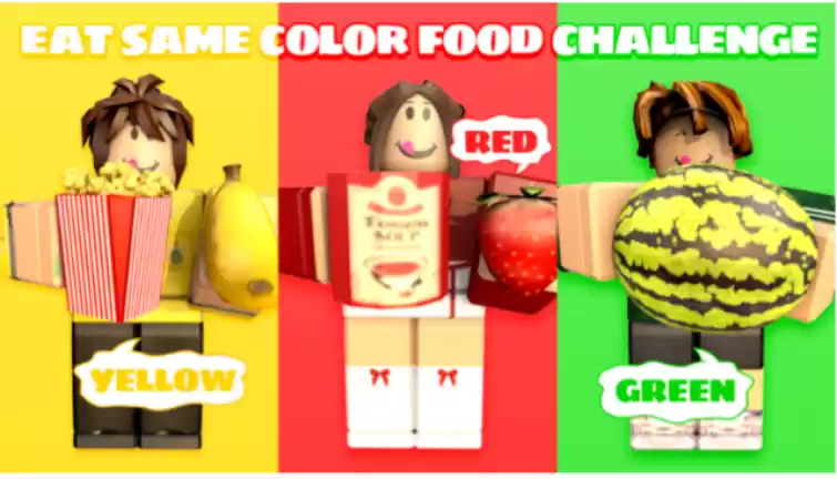 Eat Same Color Food Challenge codes - free rewards