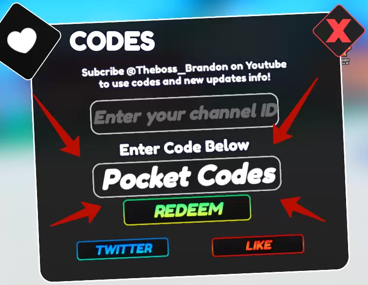 How do I redeem codes in ONE FRUIT?