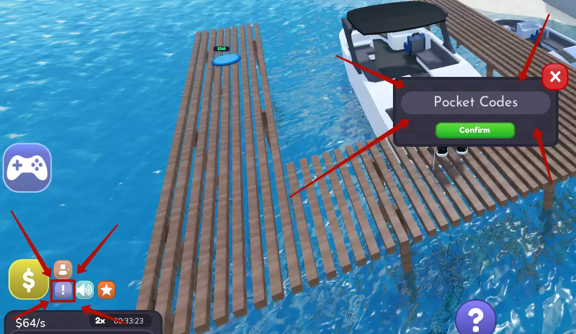 How to redeem Beach Paradise Tycoon codes?
