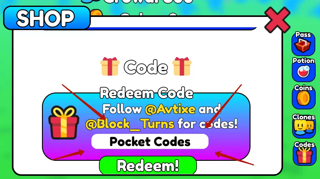 How to redeem Clone Eating Simulator codes?