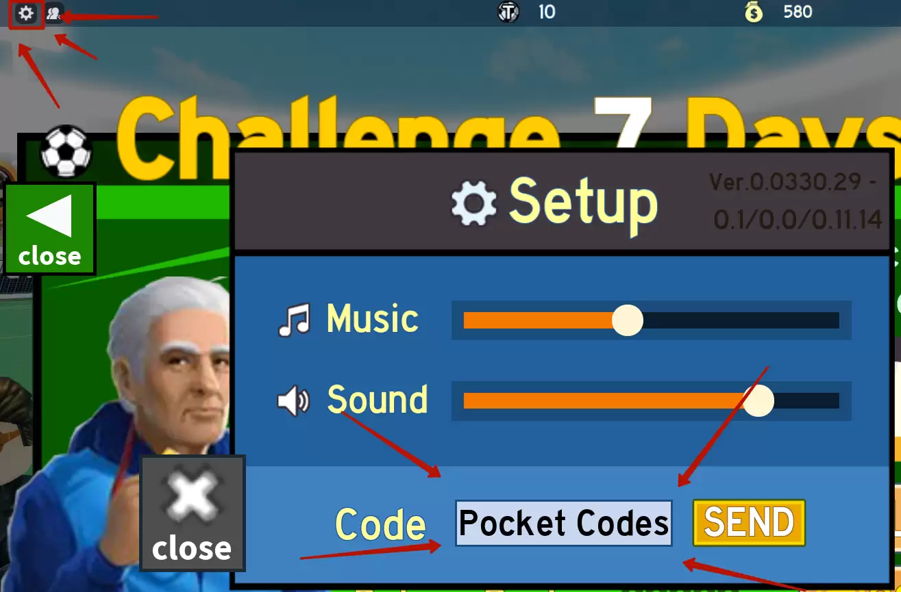 How to use Super Free Kick codes?