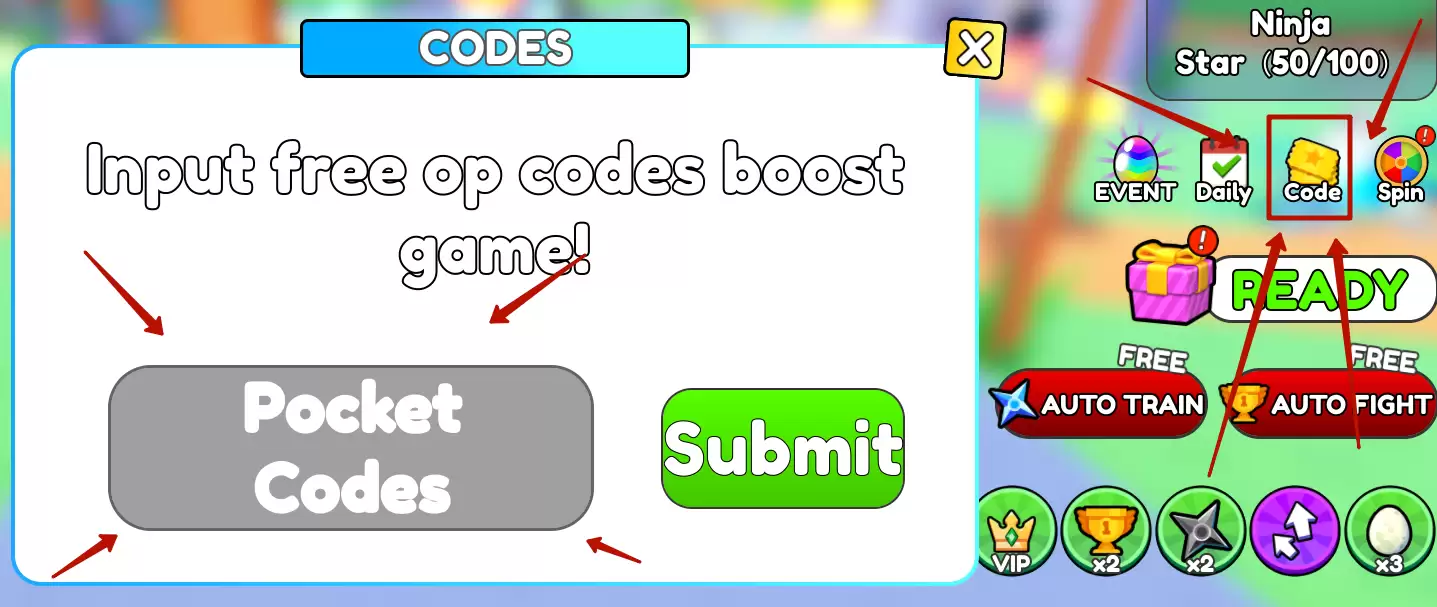 How to redeem Anime Ninja Simulator codes?