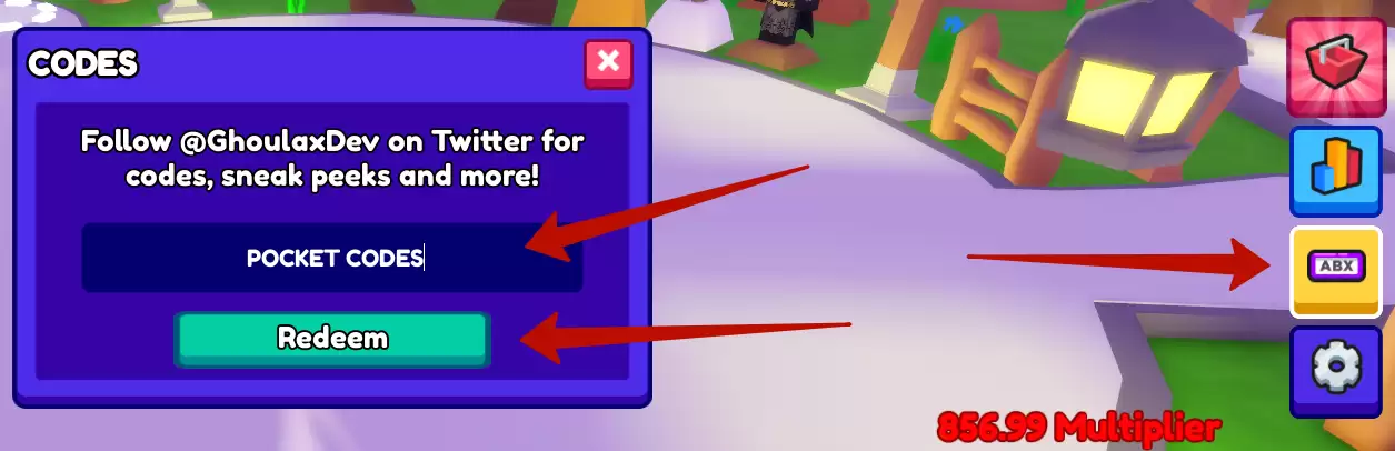 How to redeem Button Simulator Mania codes?
