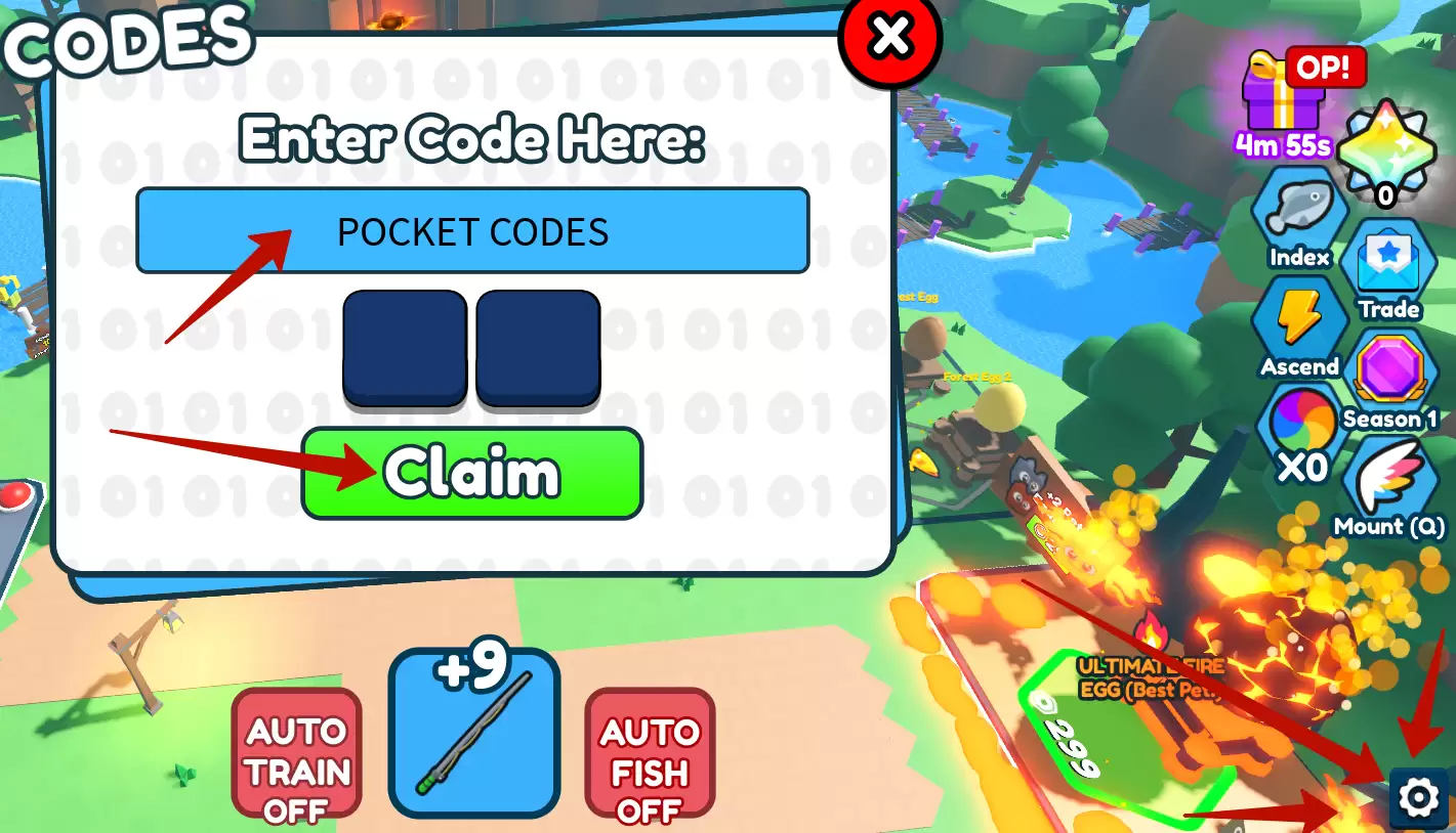 How to redeem Catch a Fish Simulator codes?
