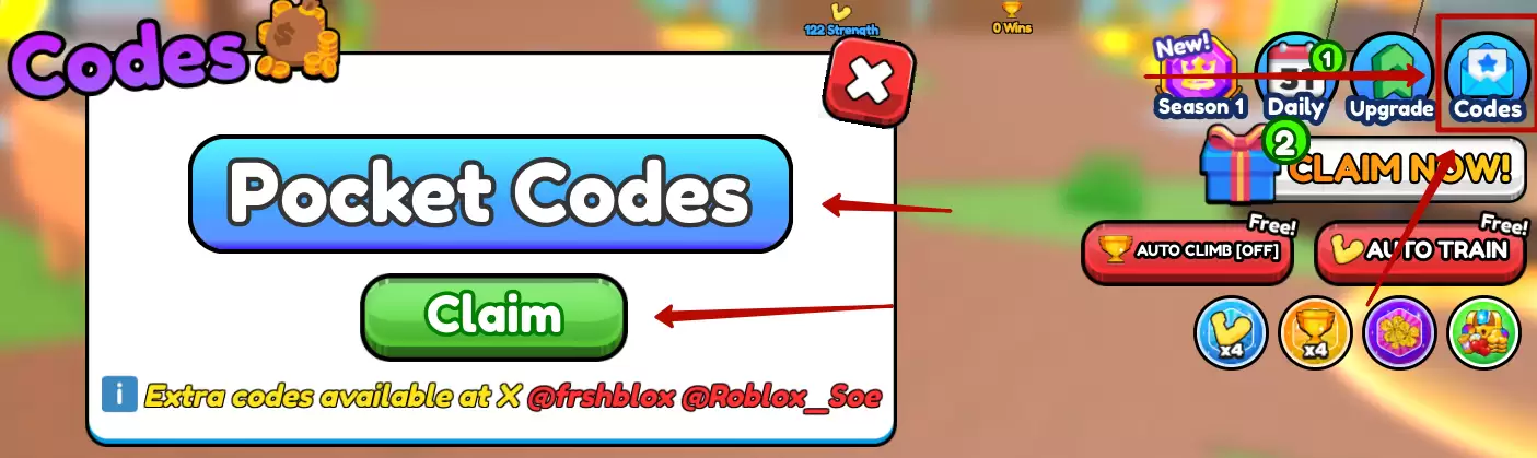 How to redeem Climb Wall Simulator codes?