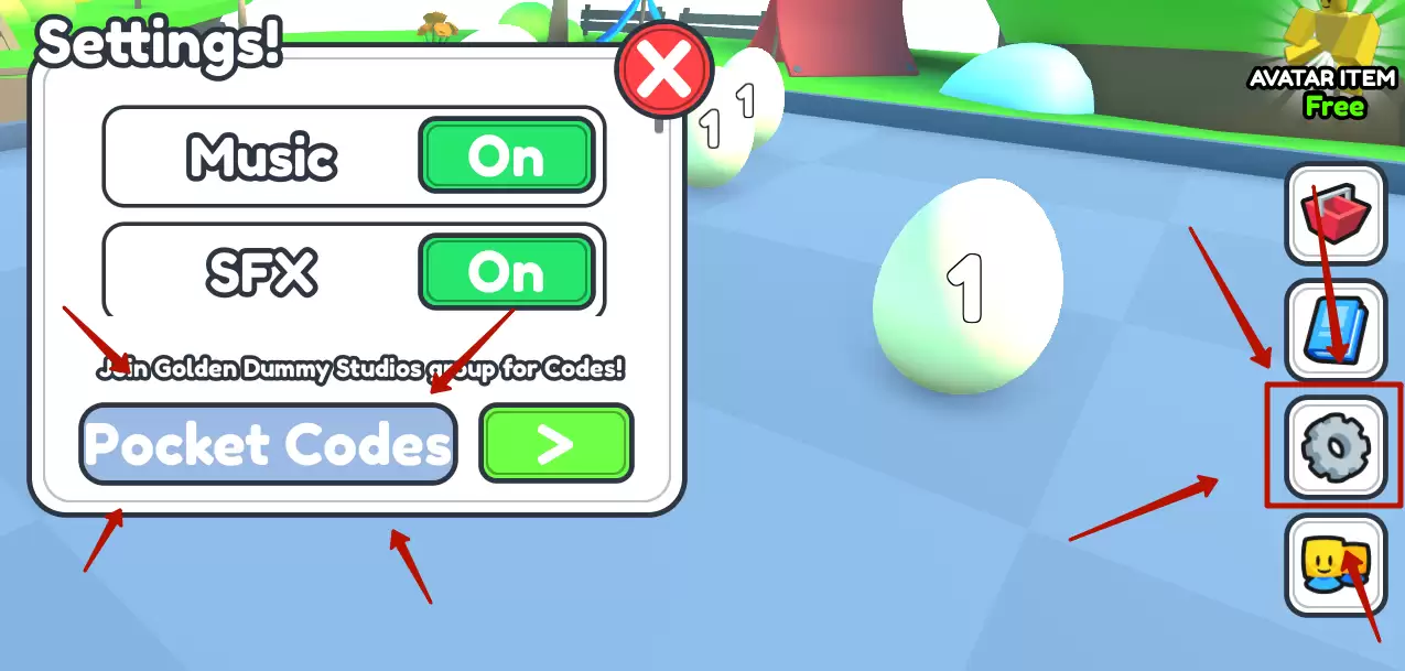 How to redeem Egg Merge Simulator codes?