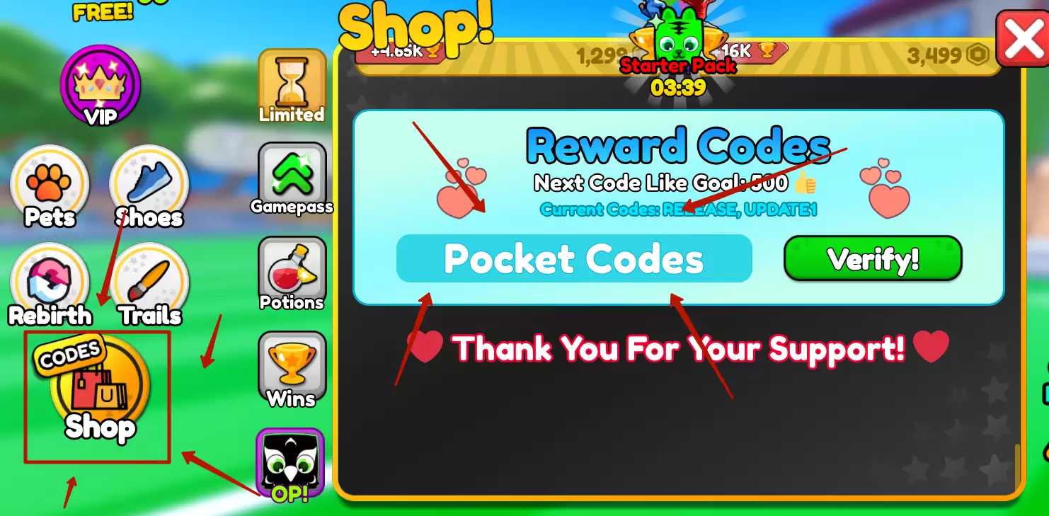 How to redeem Jump Simulator codes?