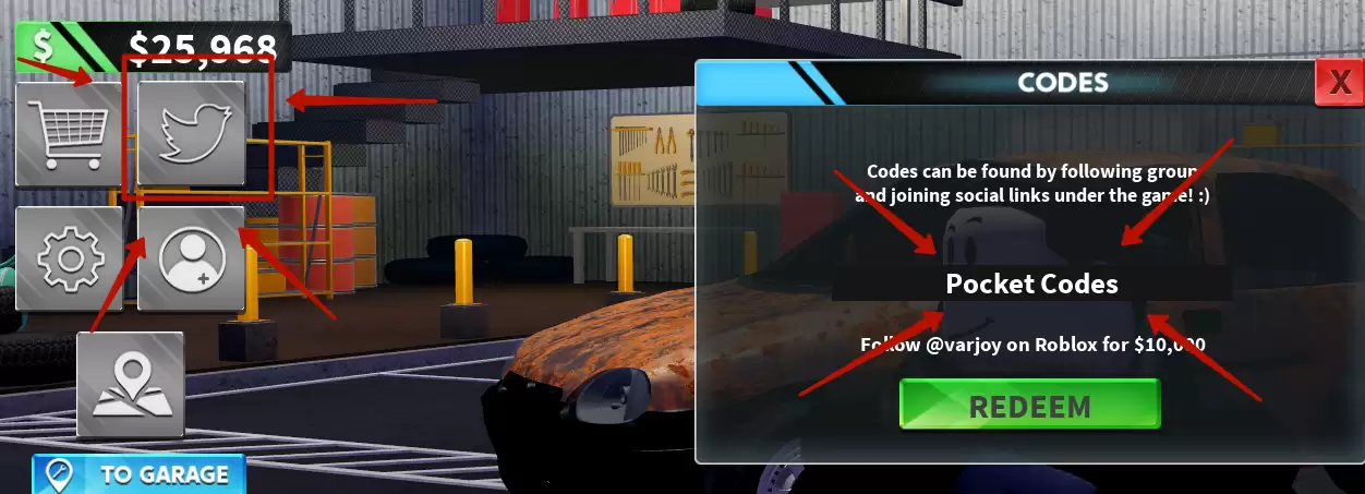 How to redeem Mechanic Legends codes?
