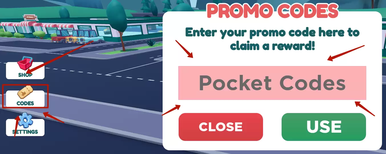 How to redeem My Bakery codes?