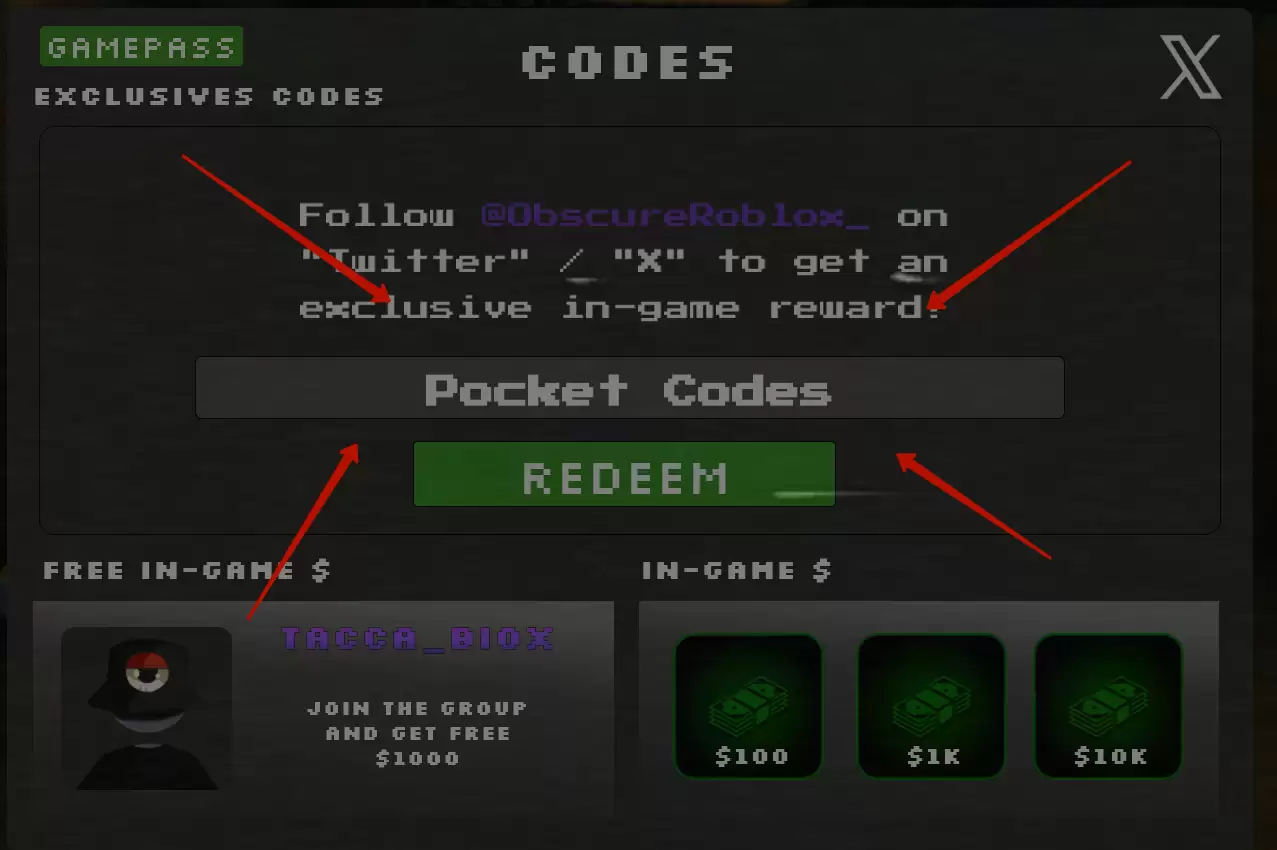 How to redeem OBSCURE codes?