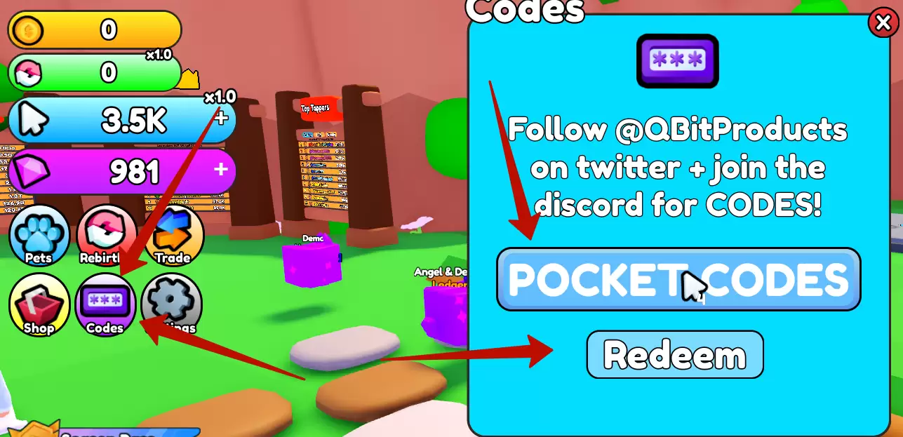How to redeem Pet Masters codes?