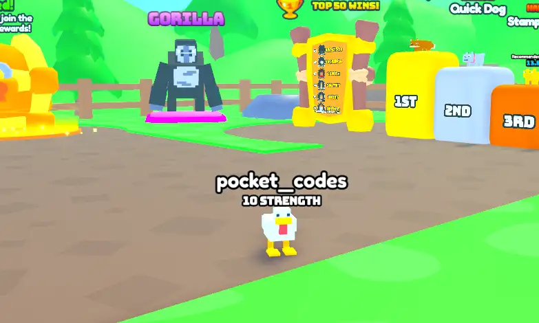 Animal Race codes - wins