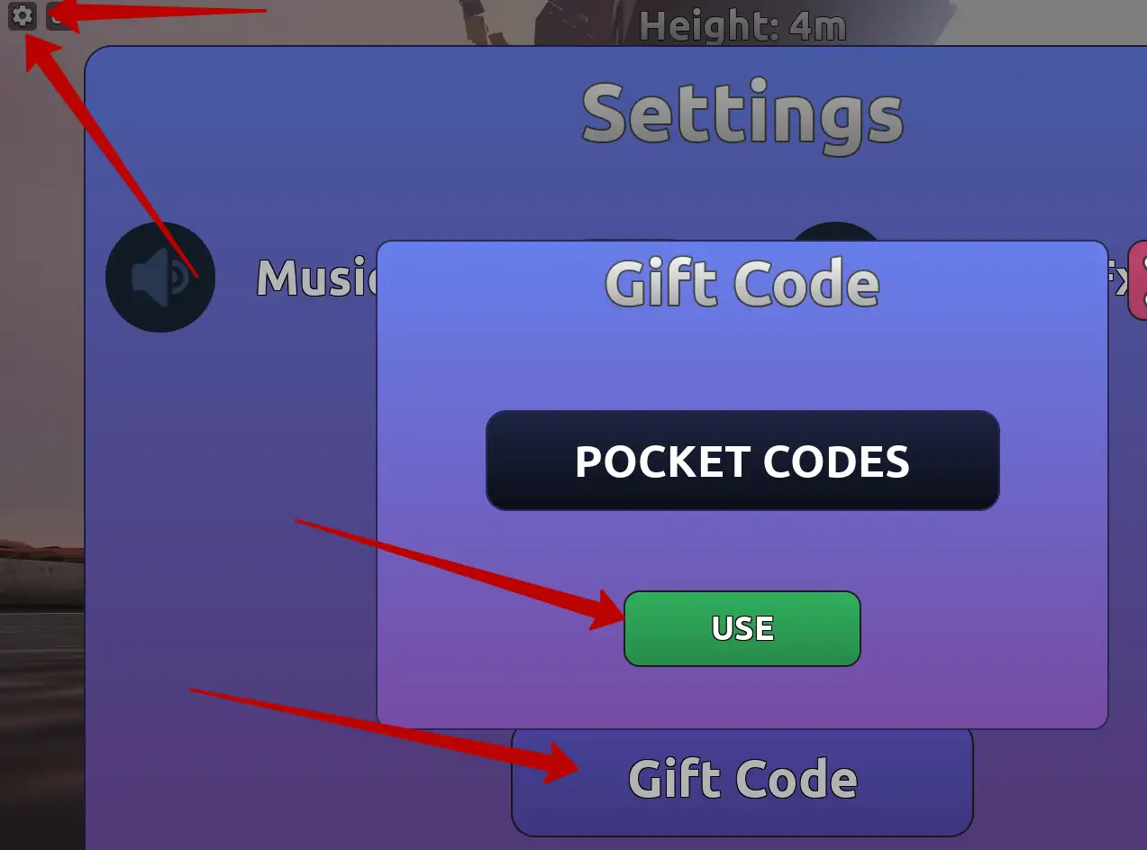 How to redeem Only Up Obby codes?