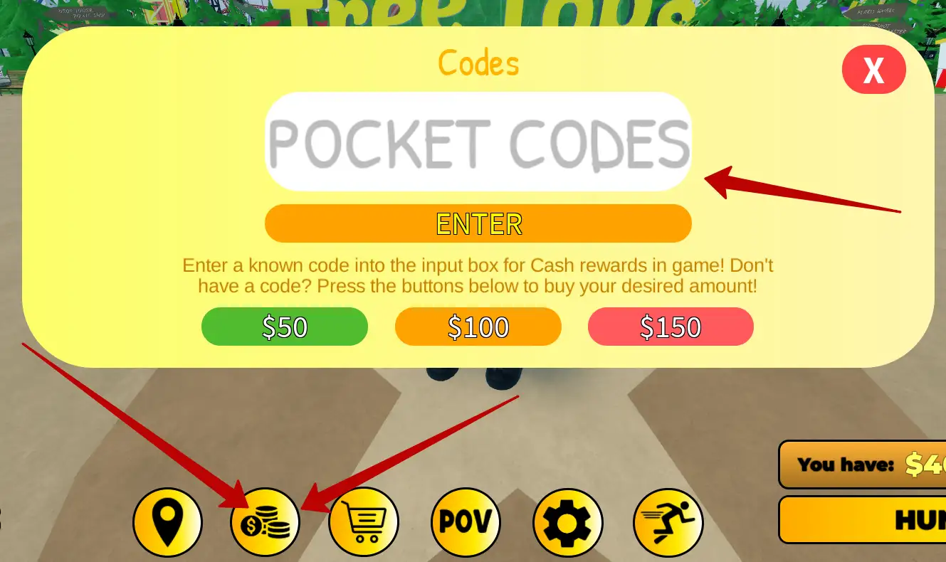How to redeem Tree Tops Theme Park codes?