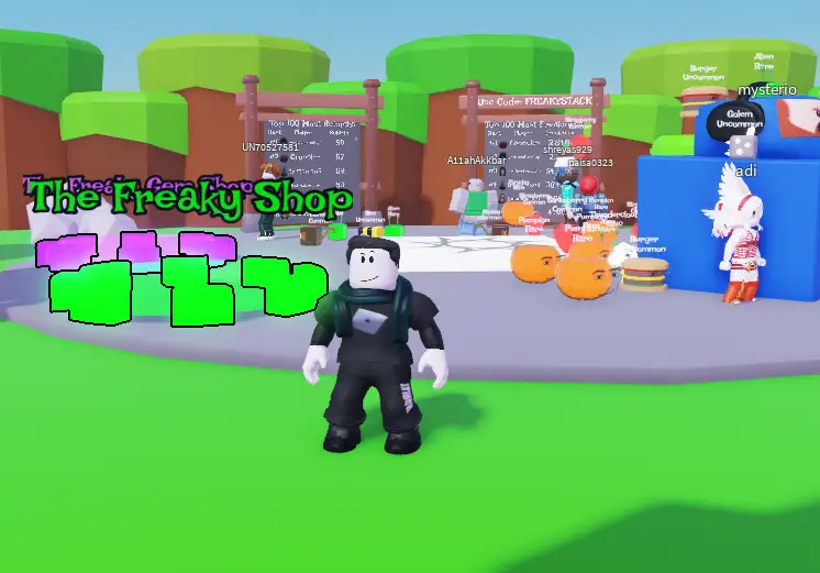 Freaky Simulator codes - gems and pets