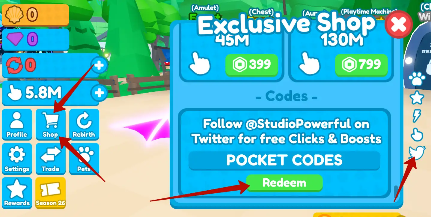 How do I use Rebirth Champions X codes?