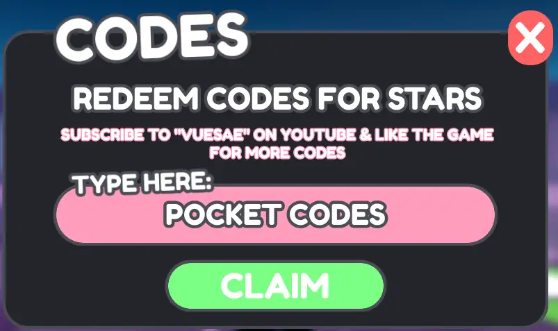 How to redeem COLLECT STARS FOR UGC codes?