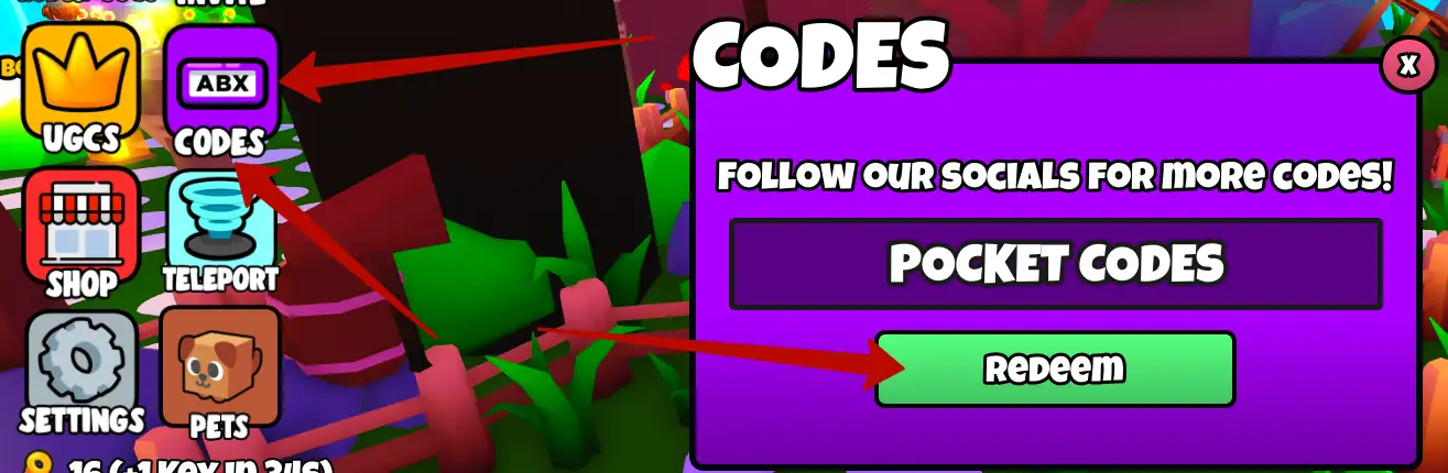 How to redeem FREE UGC CLICKER codes?