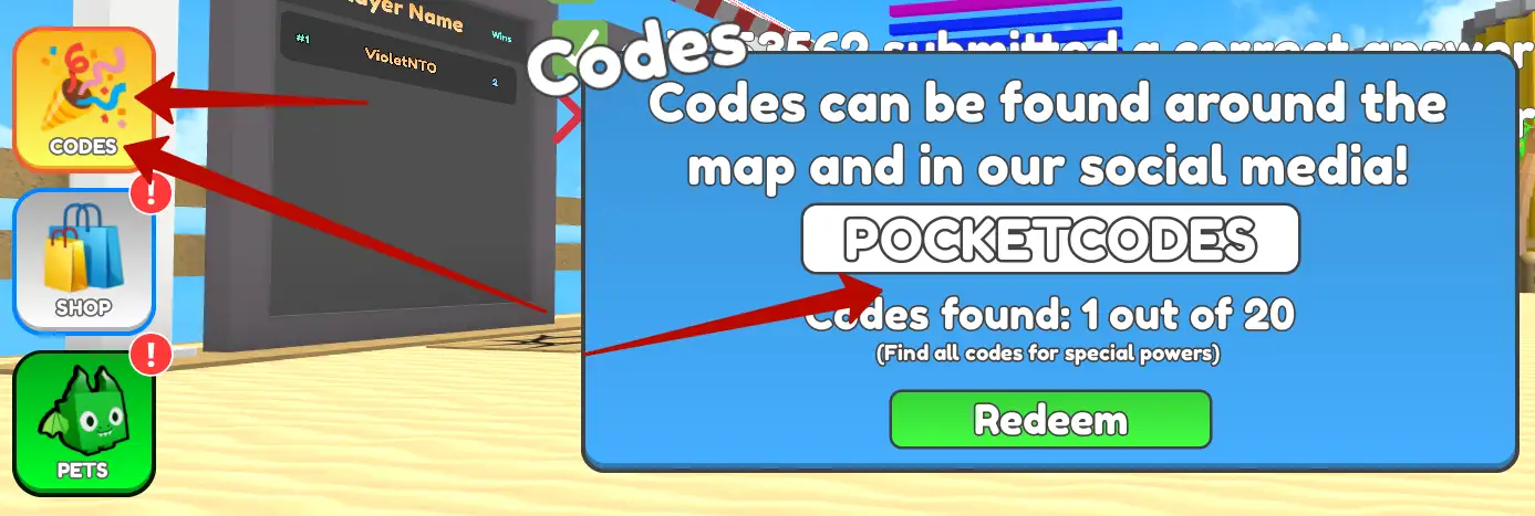 How to redeem Math Race for ROBOX codes?