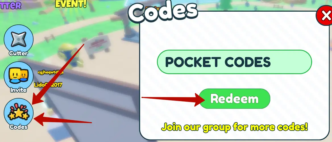 How to redeem Ninja Cutter Simulator codes?