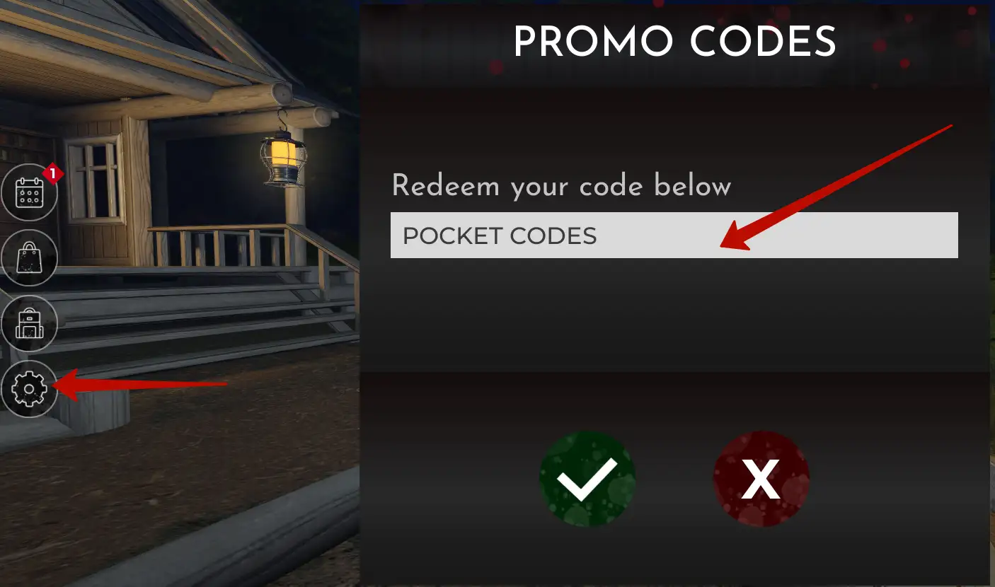 How to use Dread Camp codes?