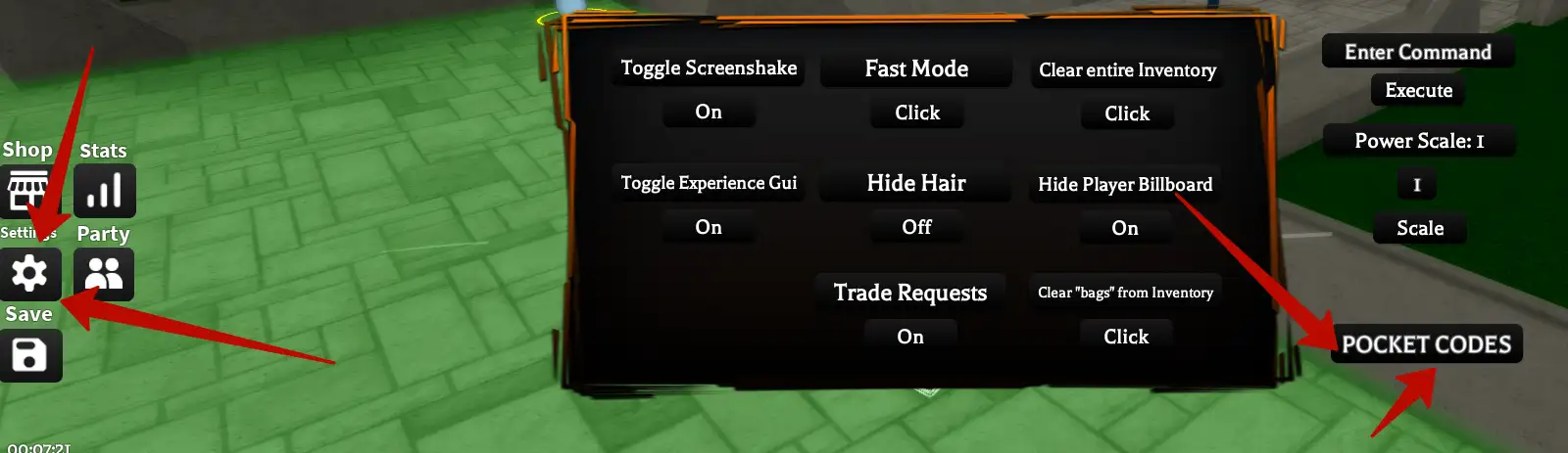 How to use RE XL codes