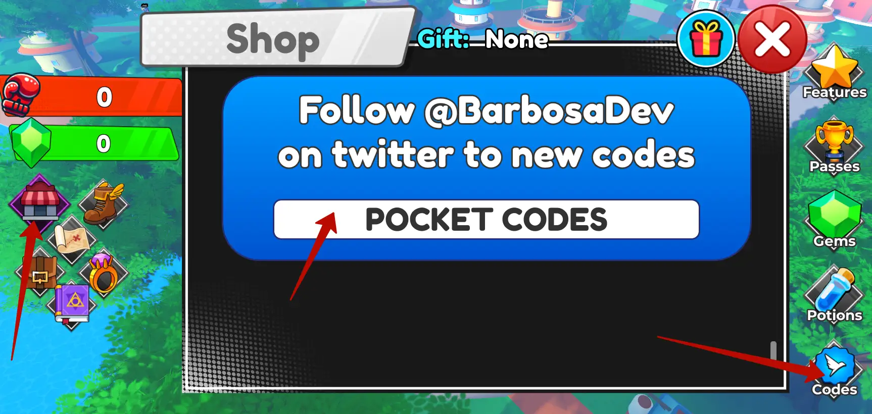 How to redeem Anime Weapon Fighting codes?