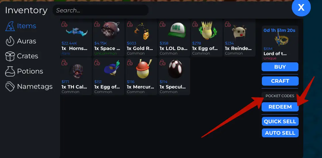 How to redeem Coinflip RNG codes?