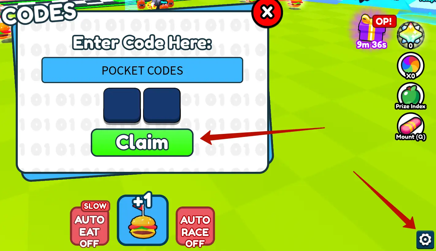How to redeem Fat Racer codes?