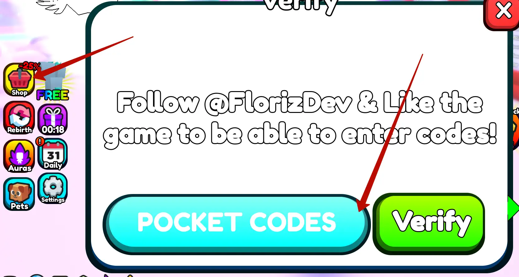 How to redeem Gigachad Simulator codes?