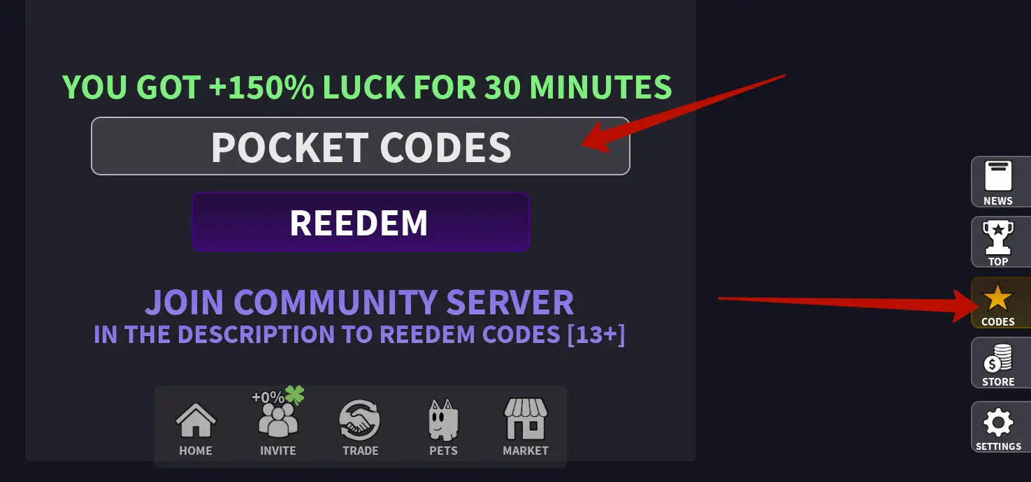 How to redeem Pet Market codes?
