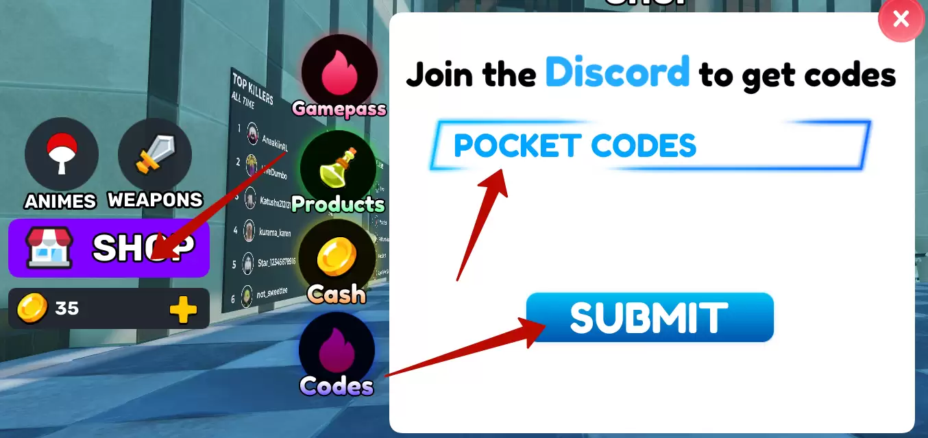 How to redeem Better Anime codes