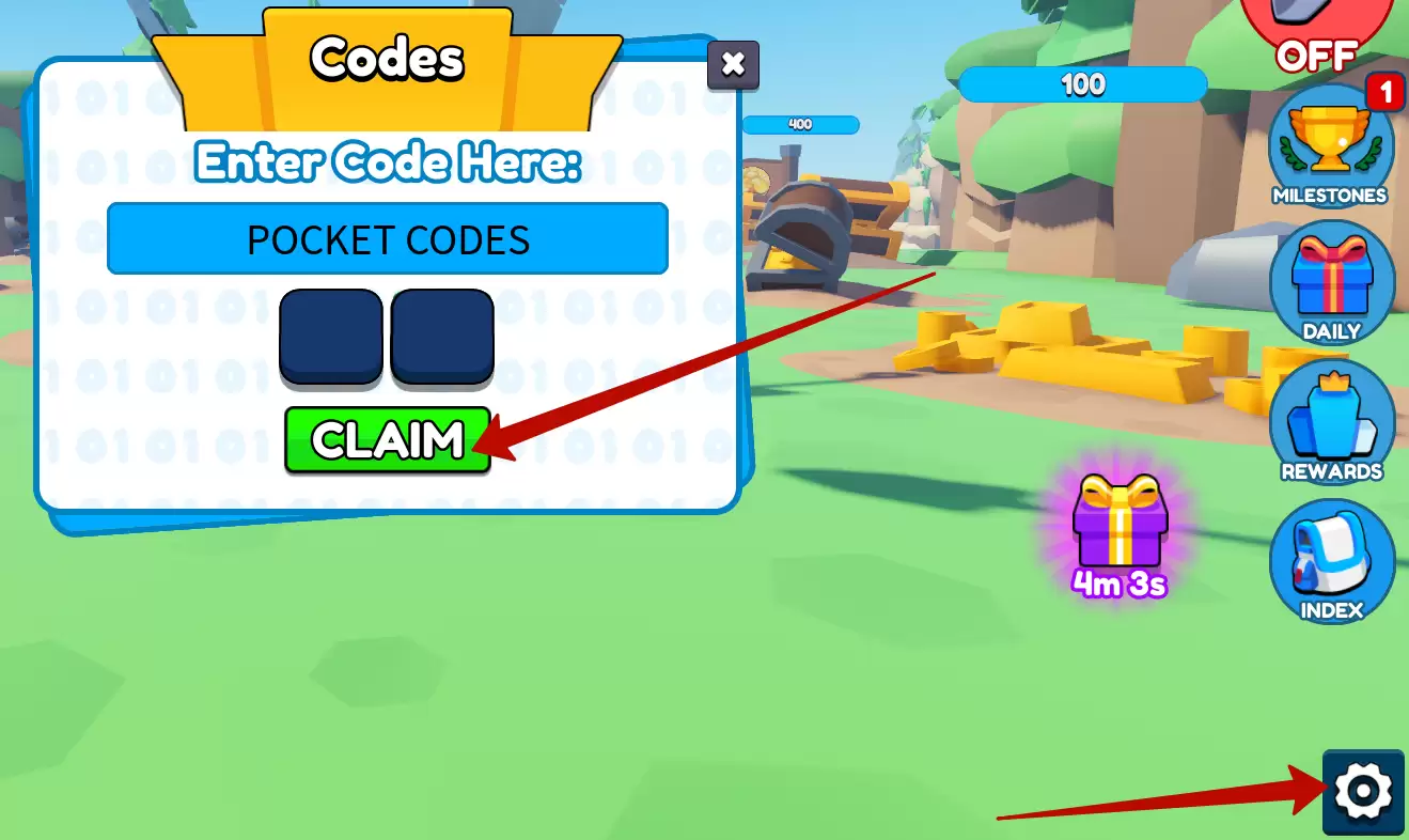 How to redeem Dig Treasure Simulator codes