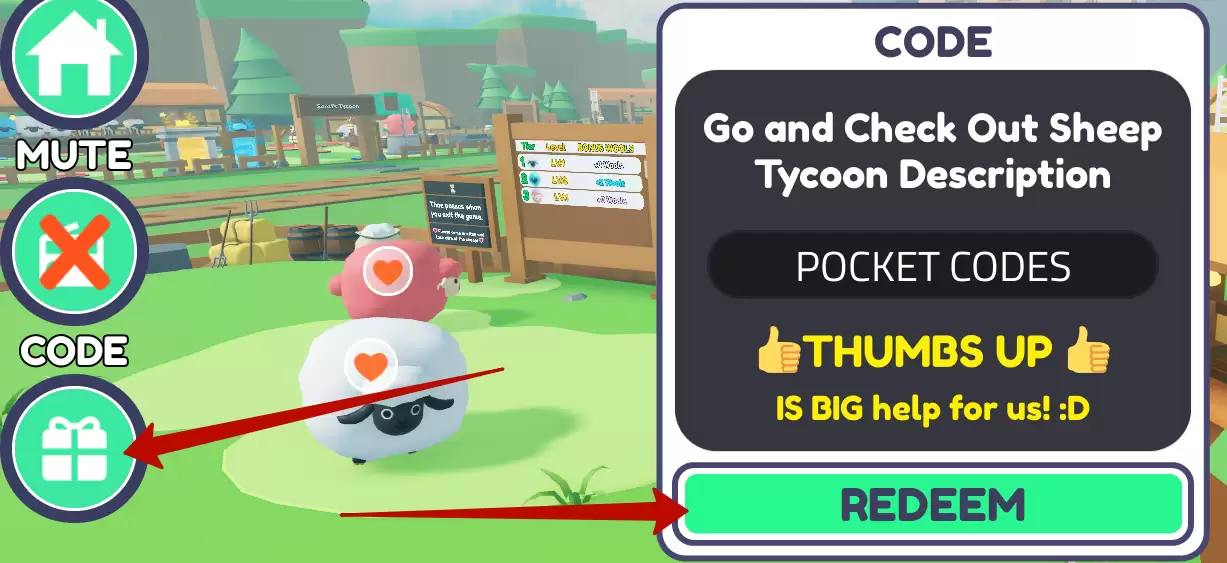 How to redeem Sheep Tycoon codes