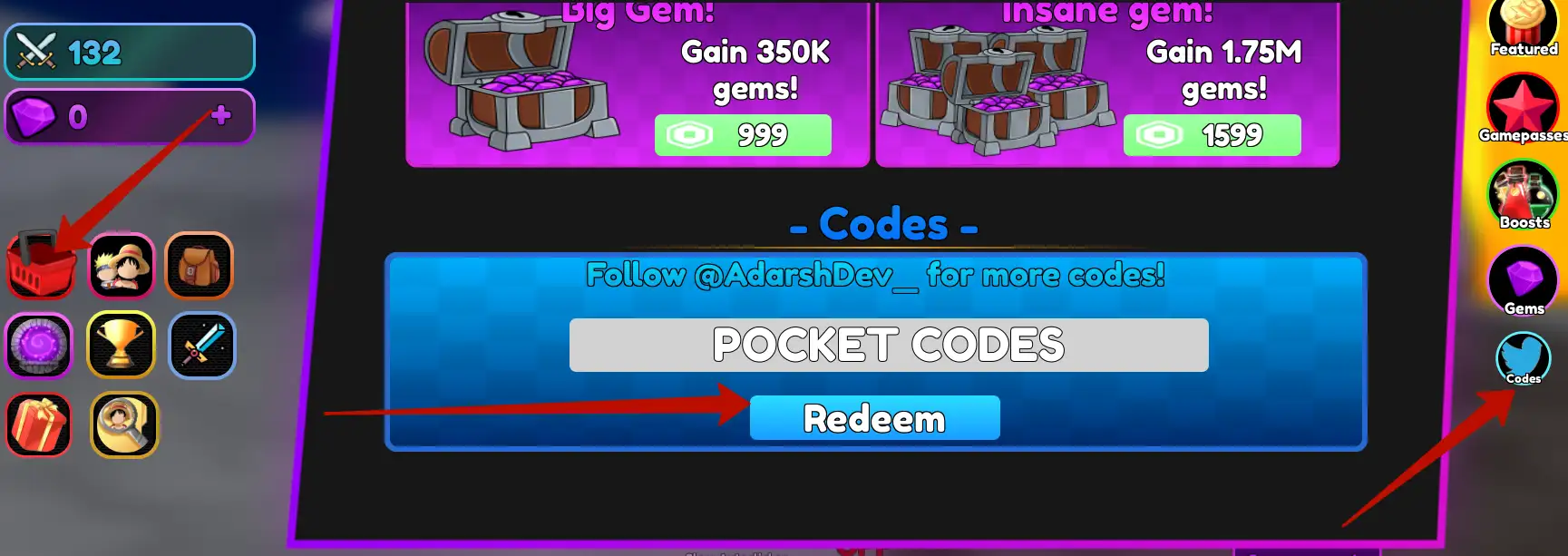 How to use Anime Ascensions Simulator codes?