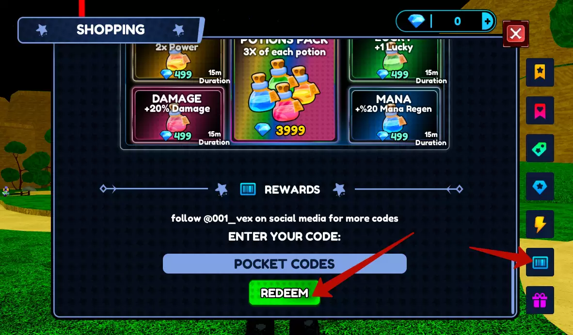 How to use Anime League codes