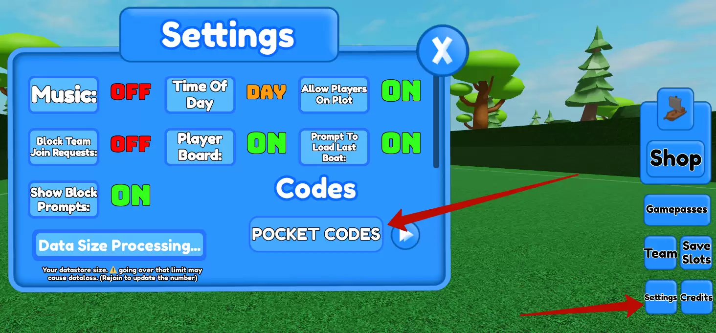 How to redeem Build A Boat With Blocks codes