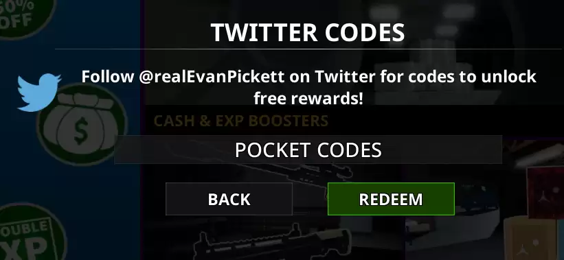 How to redeem Notoriety codes?