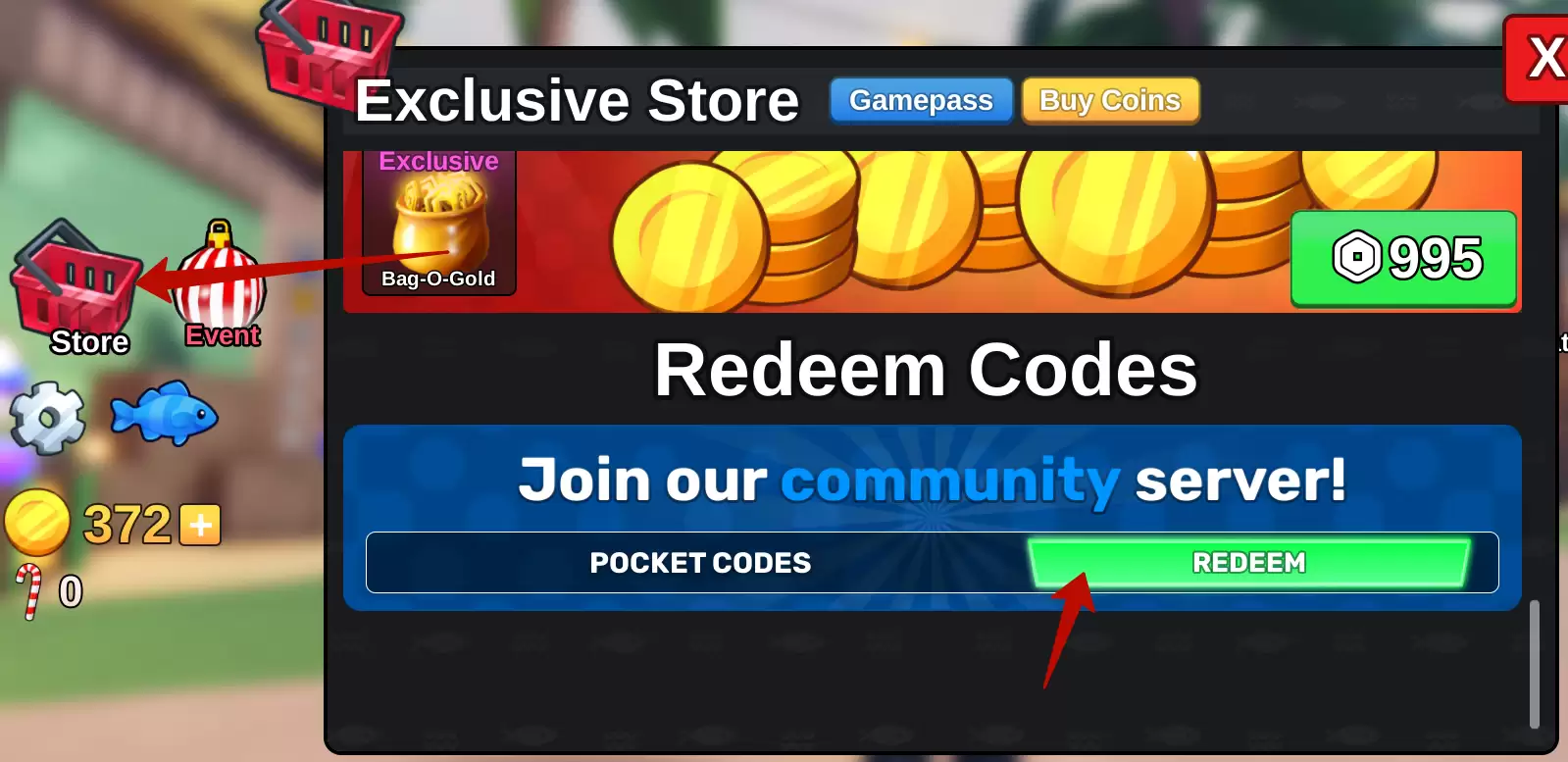 How to redeem Fish It codes?