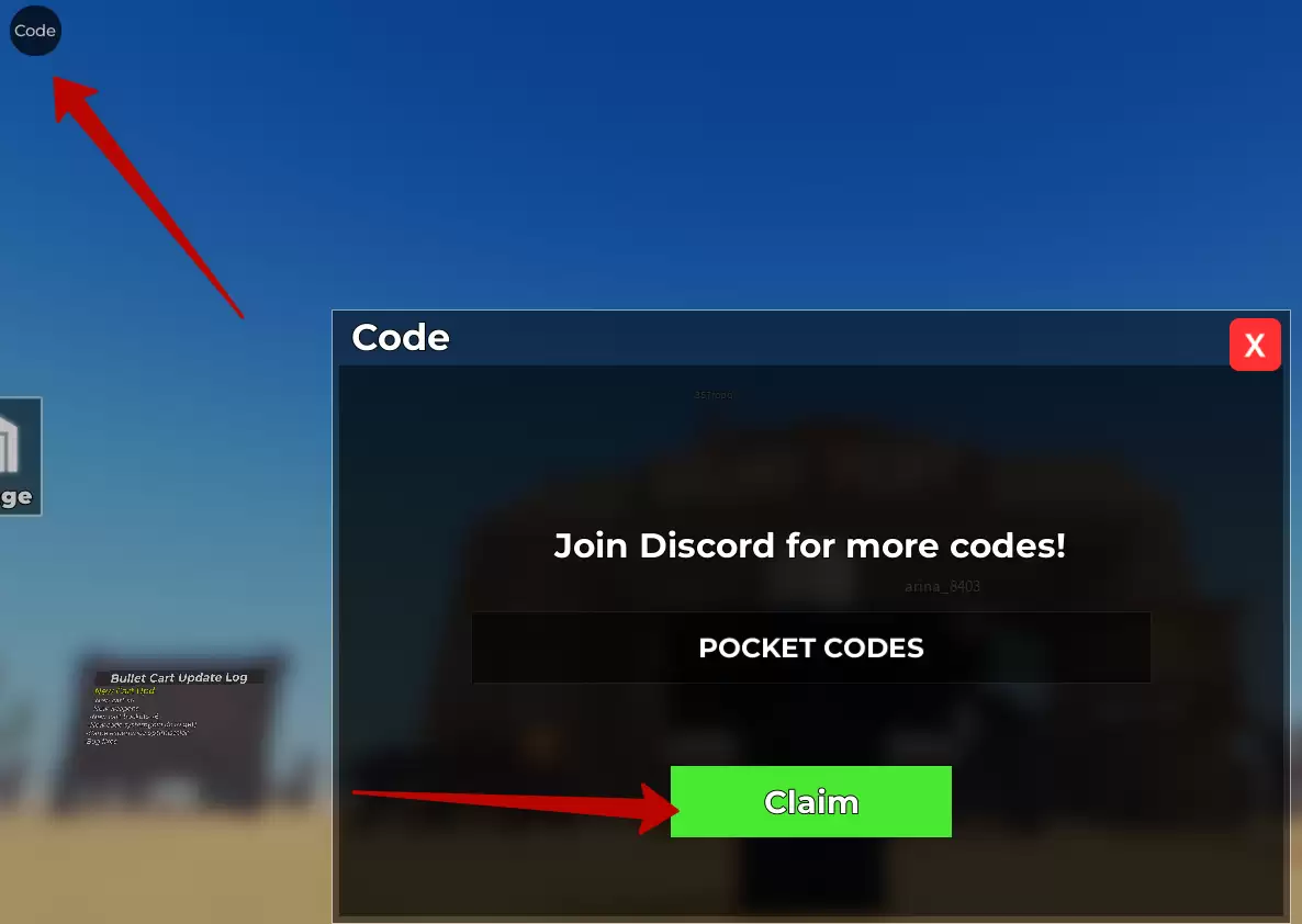 How to redeem Bullet Cart codes?