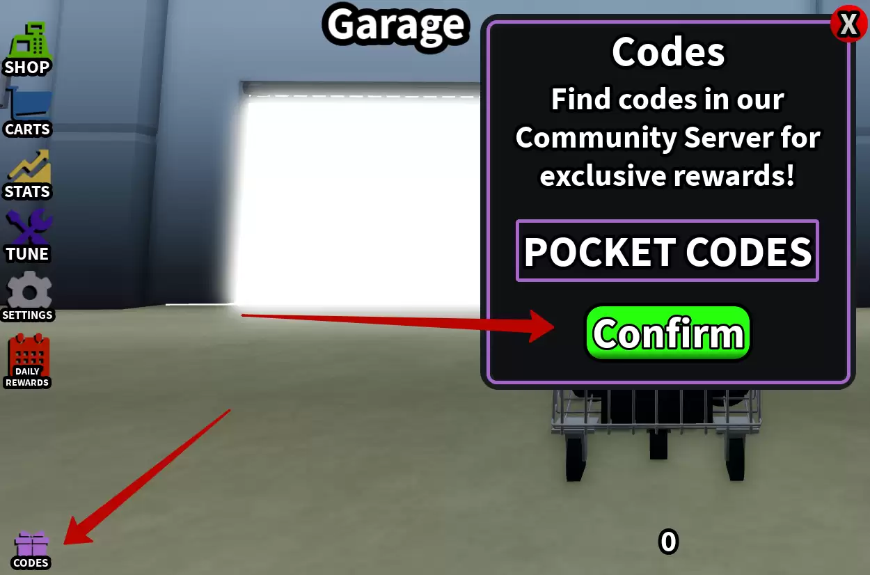 How to redeem Drift Carts codes?