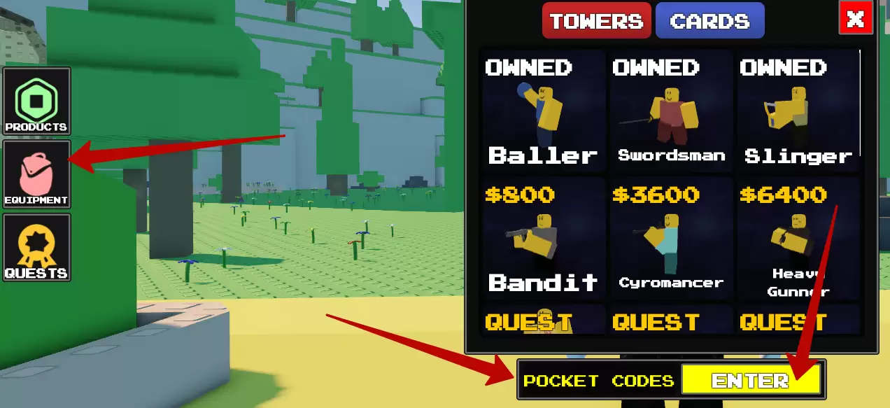 How to use Block Tales Tower Defense codes?
