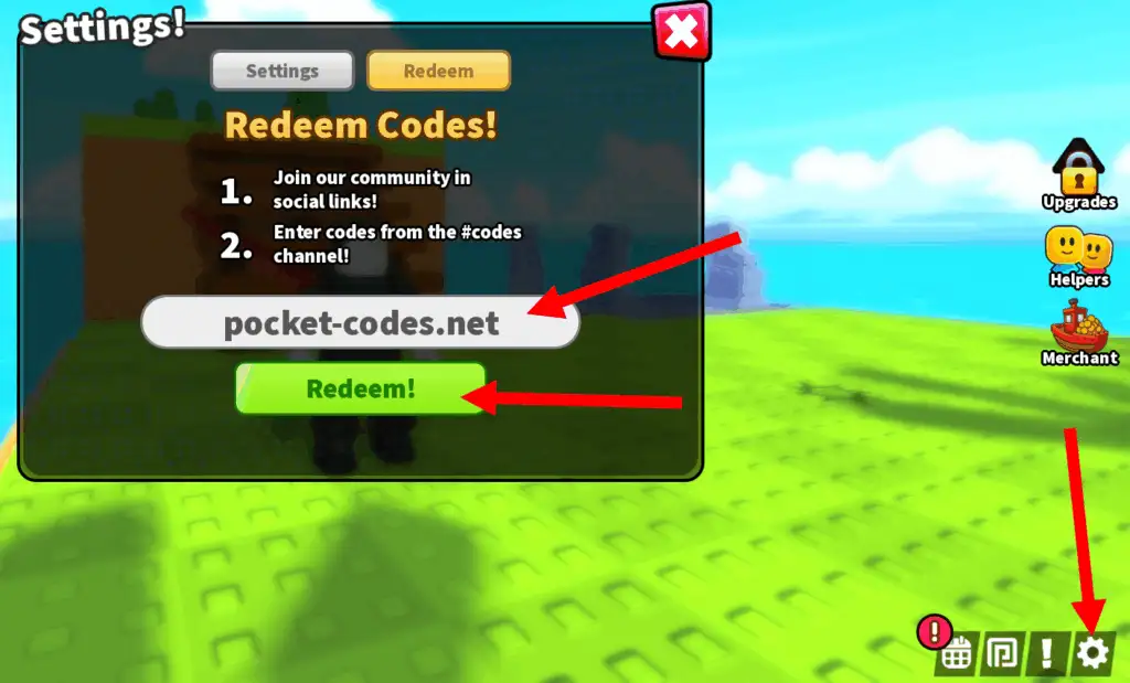 How to redeem Build An Island codes