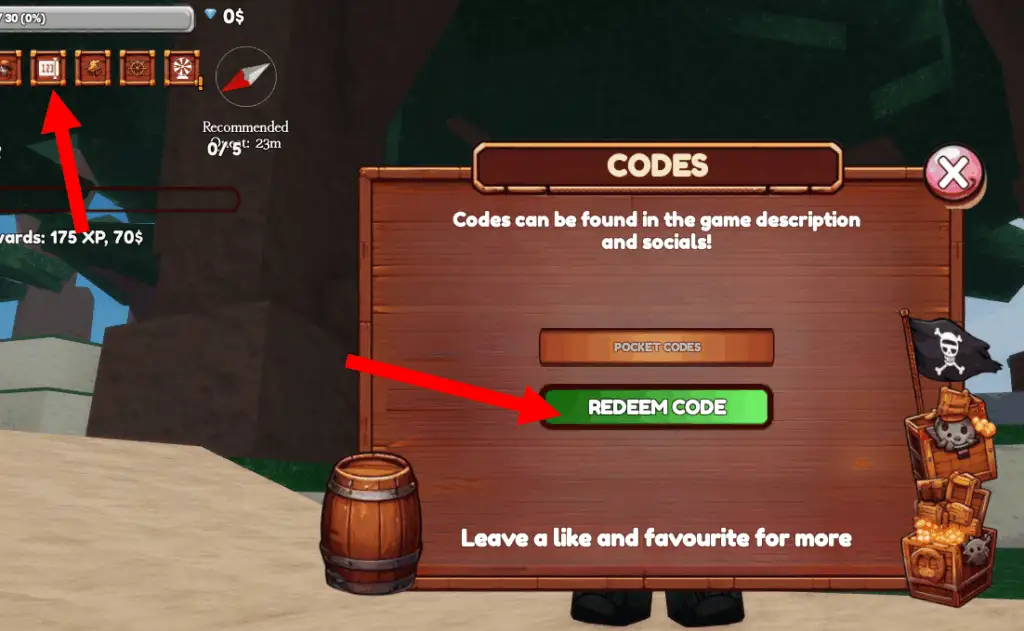How to redeem Cross Piece codes