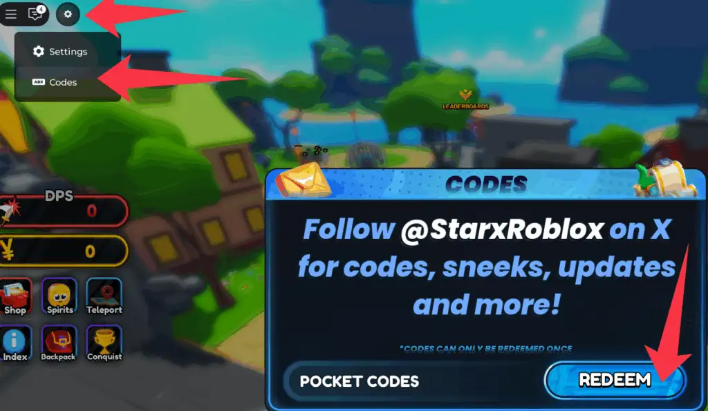 How to redeem Spirits Journey codes?