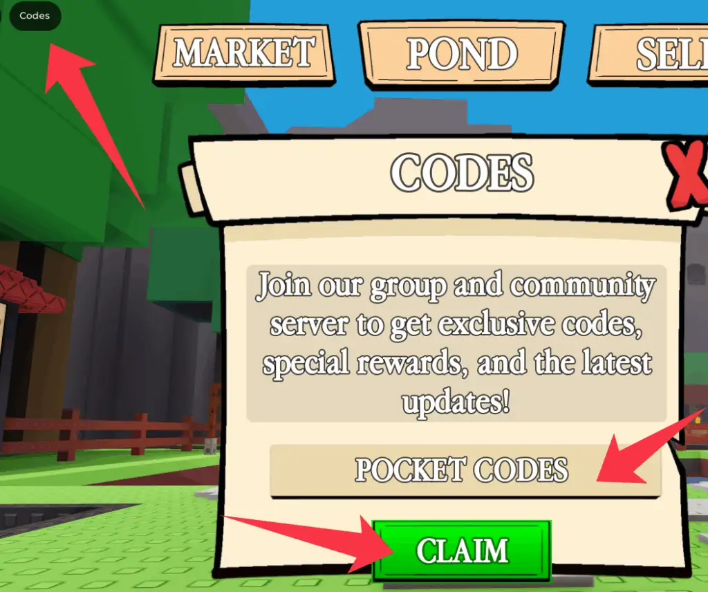 How to use Own a Fish Pond codes?