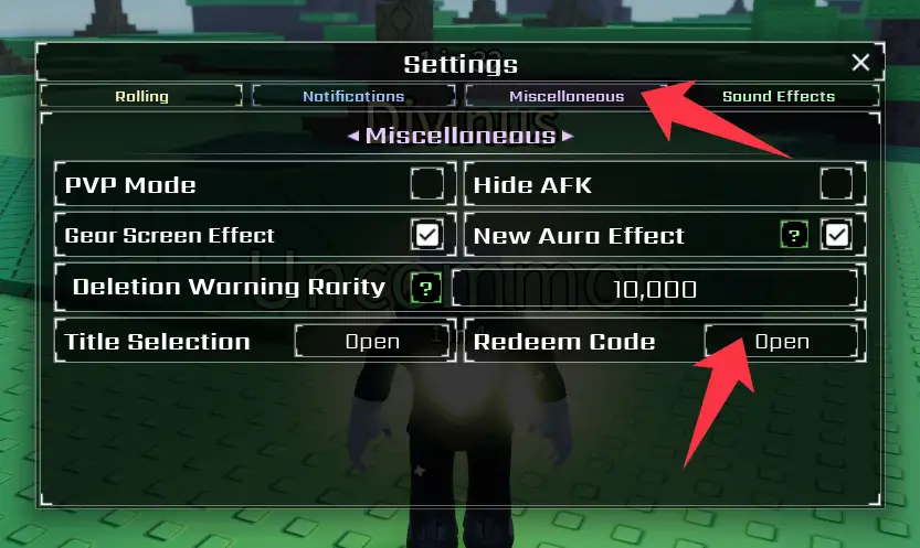 How to redeem Sol's RNG codes?